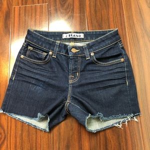 J Brand Jean converted shorts raw hem EUC